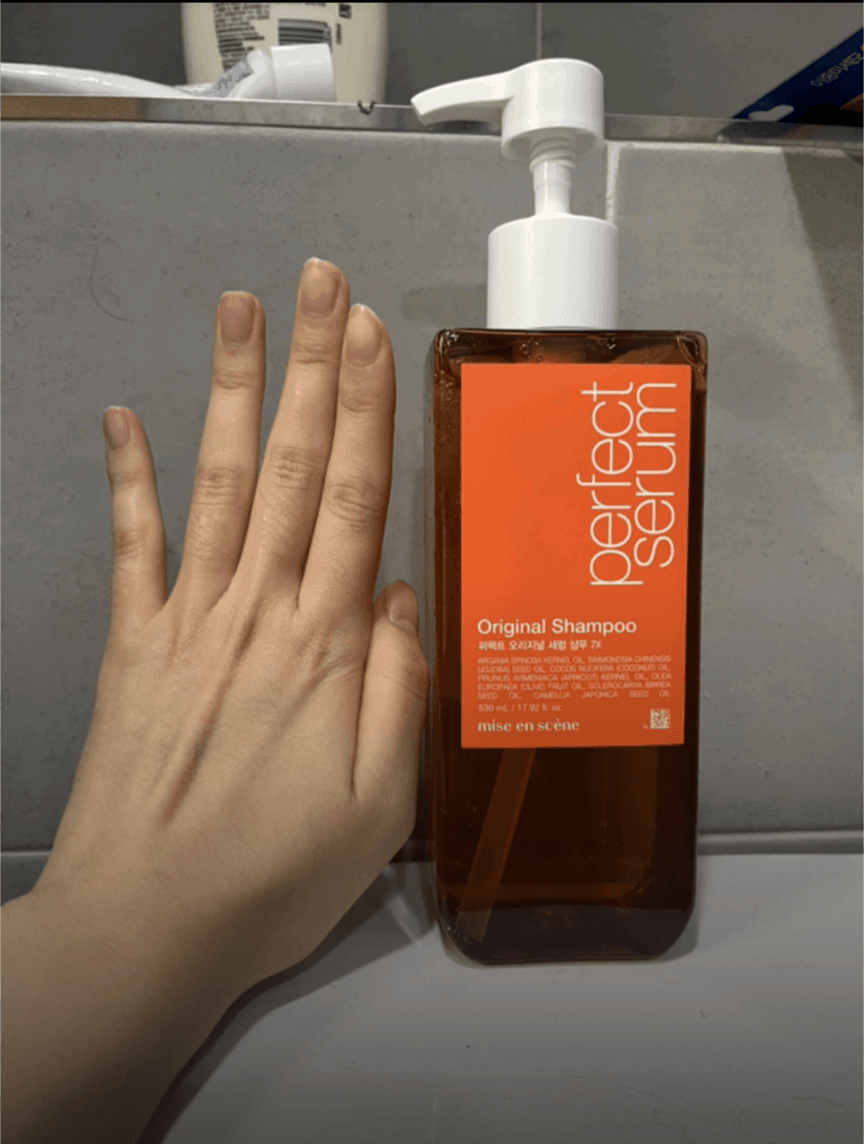 Mise en scene perfect original serum shampoo(140ml-680ml)