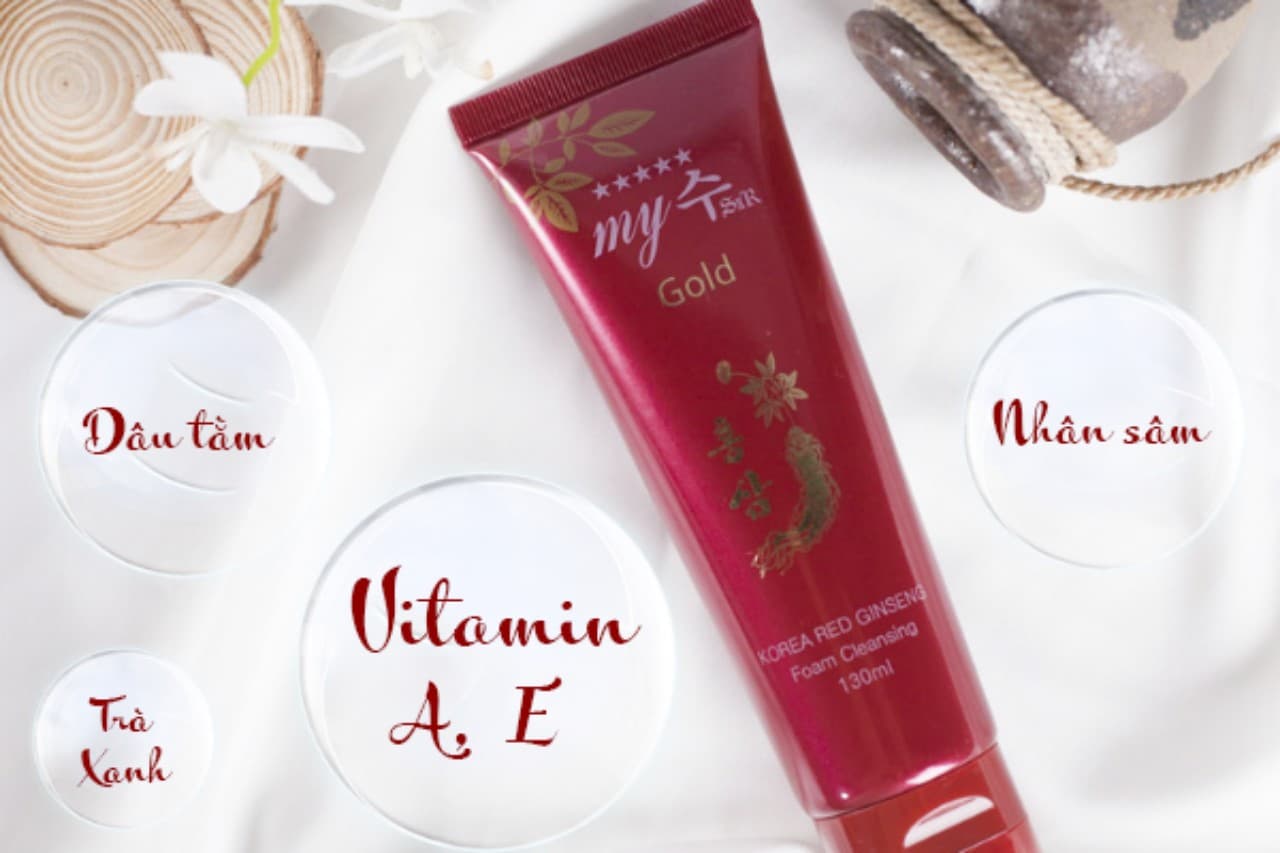 Gold My Jin Korea Red Ginseng Foam Cleansing 130 ml
