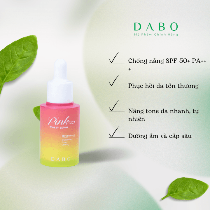 DABO Pink Cica Tone Up Serum