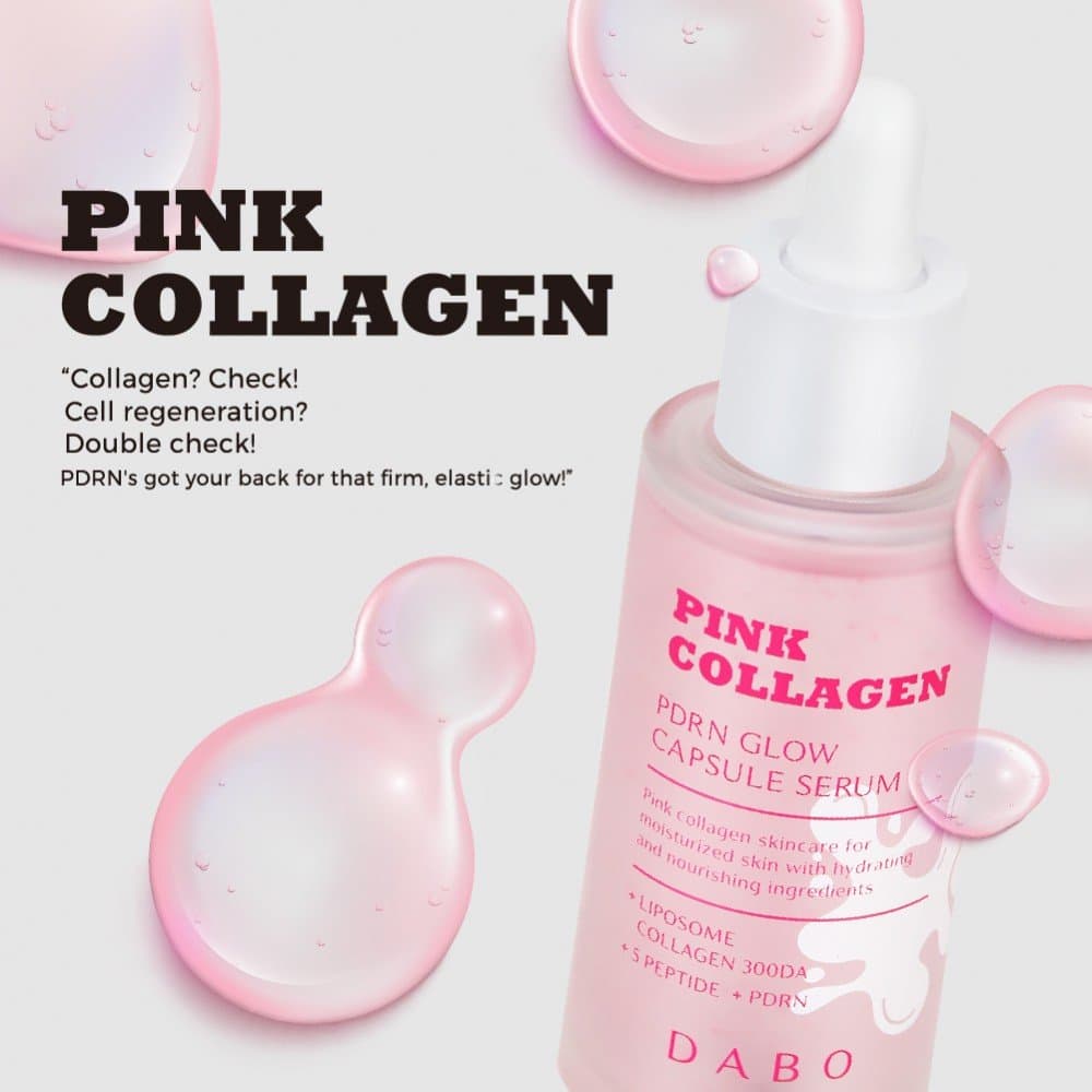 Dabo Pink Collagen Pdrn Glow Capsule Serum 55 ml