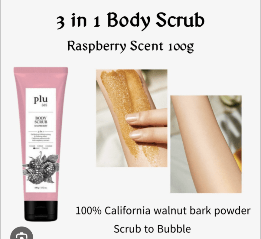 Plu365 Body Scrub Raspberry 100 g